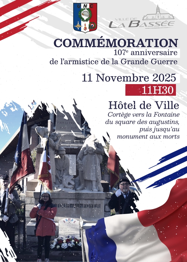 107e anniversaire de l'armistice de la Grande Guerre