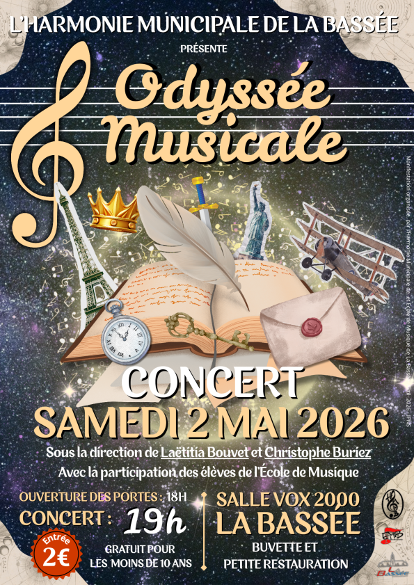 Concert de printemps de l'Harmonie Municipale à La Bassée