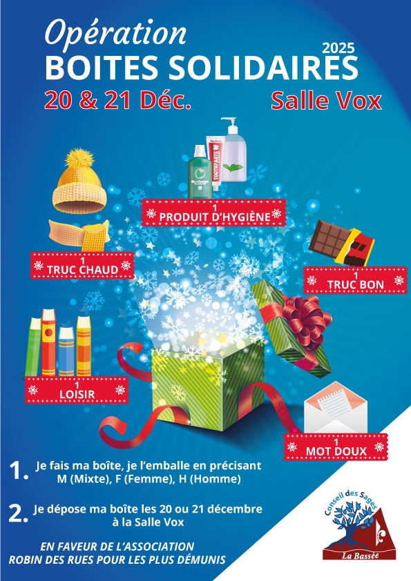 Opération boîtes solidaires