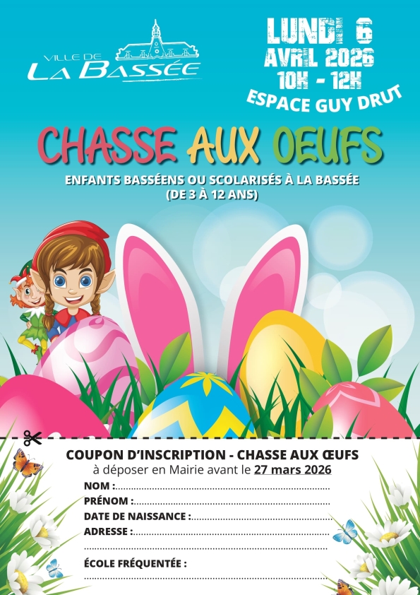 Chasse aux œufs 2026