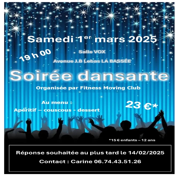 Soirée dansante - Fitness Moving Club