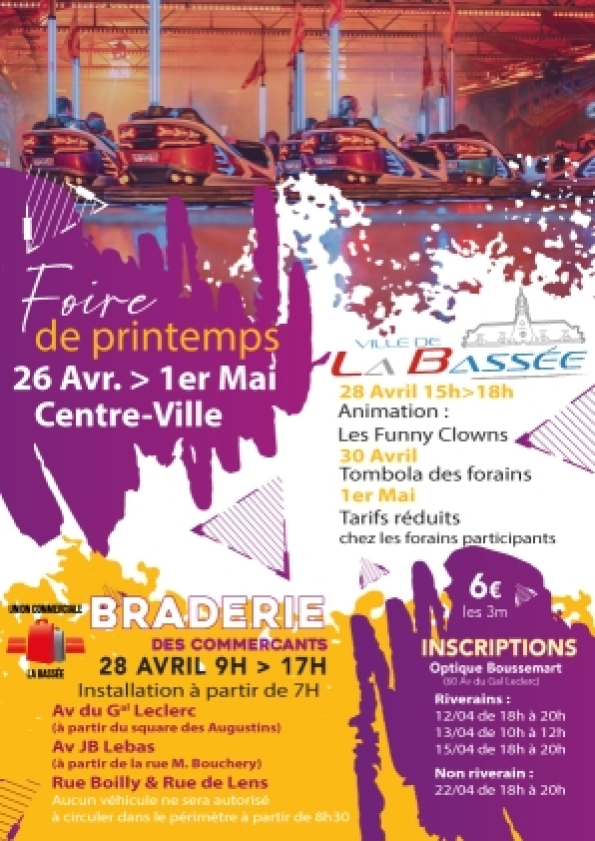 Foire de printemps & Braderie des commerçants